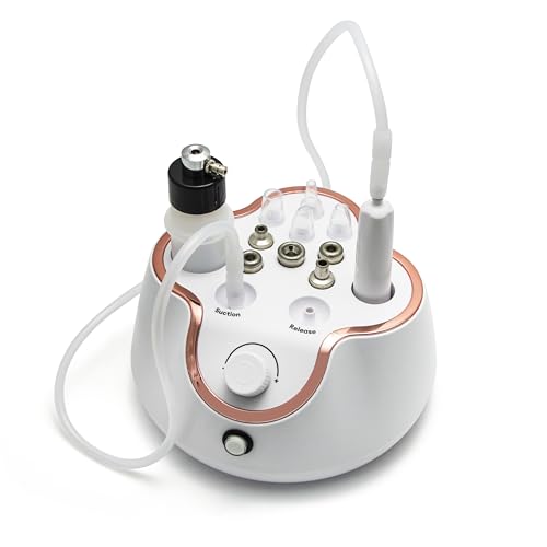Elitzia Máquina de microdermoabrasión de diamante 2 en 1, dispositivo profesional de dermoabrasión de diamante para belleza, peeling facial, spray para el hogar, succión, acné, puntos negros,