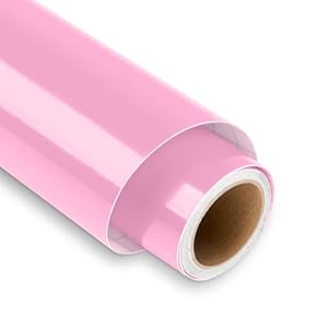 Lya Vinyl Glänzend Rosa Plotterfolie 30,5x152,4cm