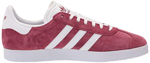 Adidas Men's Gazelle Sneaker, Collegiate Burgundy/White/Gold Metallic, 9 #TOP5