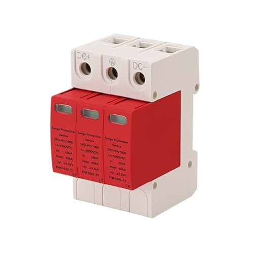 SPD pararrayos fotovoltaico CC 1000V de bajo voltaje y proteccion contra sobretensiones 2P 40KA