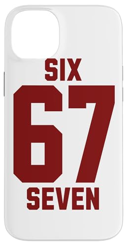 67 Six Seven Sport Design on Back. 6 7 Meme Men Women Kids X}zP[X iPhone 14 Plus p