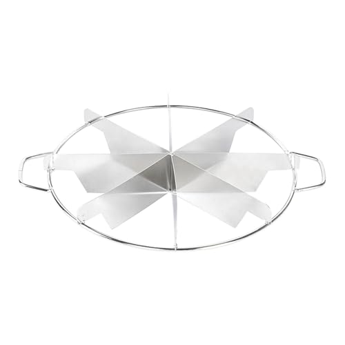 SiaBiced ケーキカッター デザートディバイダー 等分カッティングツール 家庭用 ピザカッティングツール ケーキナイフ ケーキ作りツール 結婚式 誕生日 パーティー 業務用,8スライス