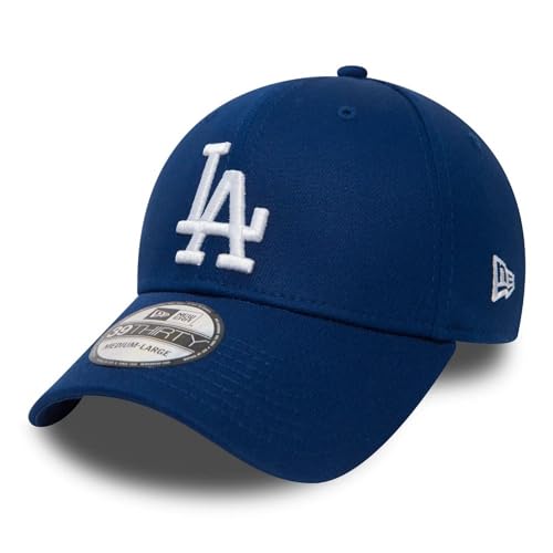 New Era Los Angeles Dodgers 39thirty Stretch Cap League Essential Royal/White - S-M