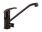 Hochwertige Verarbeitung \'aquaSu® Einhandmischer Concordia für Küchenspüle, Mit Geräteanschluss, Mocca, Wasserhahn, Spüle