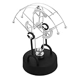 Décoration de bureau moderne : ce perpetuum mobile est un ajout moderne et élégant à n'importe quel bureau et sert à la fois de décoration et de suspension de conversation. Ornements ronds en papier, mobile perpetuum