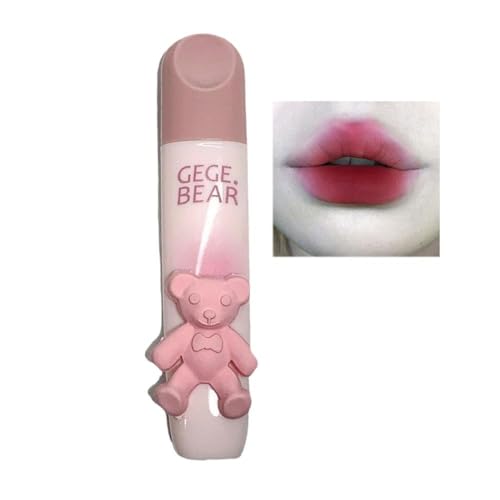 Gege Bear Soft Color Lip Glaze Velvet Mist Face Matte Cream Makeup Milk To Fade Red Easy ลิปสติกกำมะหยี่ Color Not G1U9 Lip Mud
