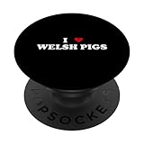 i heart breed farmer - pig i love welsh popsockets popgrip intercambiabile