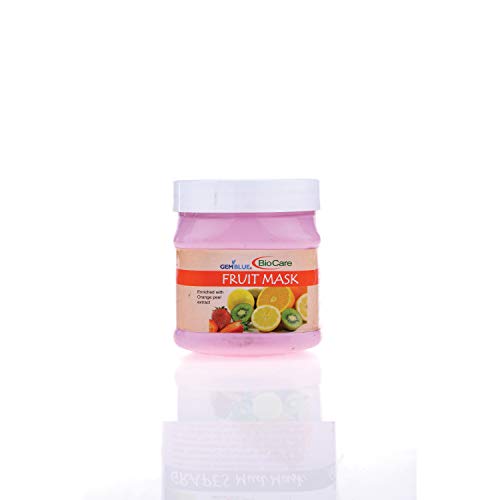 Image of Gemblue BioCare Face Mask - 500ml | Deep Cleansing & Brightening Facial Mask | For All Skin Types | Salon-Grade Skincare | Paraben-Free (500 ml, Fruit)