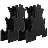 Toyvian 2piezas Soporte Para Mancuernas De Estante De Almacenamiento De Pesas Para Ejercicio Casa Rack De Musculación Diseño Compacto y Resistente Para Ahorro De Espacio Gimnasios