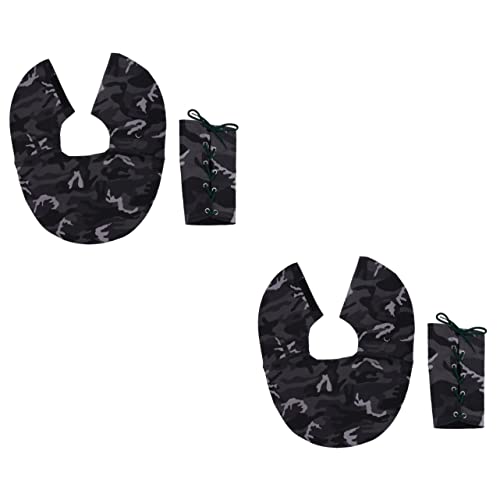 Hohopeti 4 Protectores De Propietario Y Pañal Antiarañazos Pequeños Para Capa De Guacamayo Trajes Para Cacatúas Almohadillas Múltiples Medianas Brazo Perca Multifuncional Loro Ropa