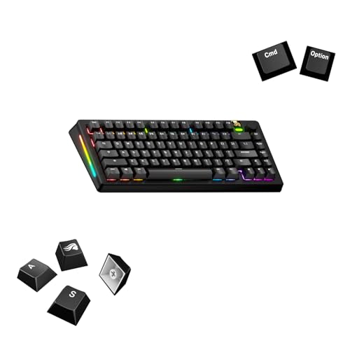 Image of GLORIOUS Gaming - GPBT Basics (PBT Keycaps), Classic Black, No Fade Dye-Sublimated, for Custom Mechanical Keyboards, Fits 100%, 75% 65% 60%, Fits ANSI & ISO, Supports Windows & macOS - English (US)