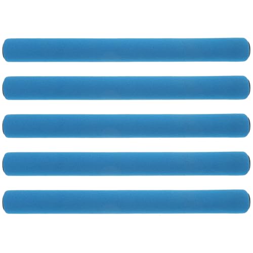 Palos de relevos infantiles GALPADA de espuma azules ligeros para atletismo escolar de 5 unidades