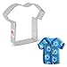 Ann Clark Cookie Cutters Emporte-pièce T-shirt/maillot de sport/blouse médicale - 8,9 cm - Acier de fabrication américaine