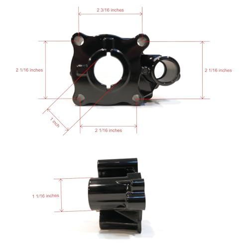 Image of The ROP Shop Water Pump Impeller Kit for 1989 Mercury Force 85 HP 854D9D, 856F9F Outboard