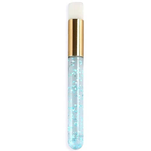 Apothie 1 Individual Lash Shampoo Brush for Eyelash Extension – Cleansing, Blackhead Remover, Technician Supplies & Equipment, Bathroom Accessories (1 Individual Brush, Blue Crystal)