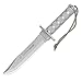Aitor Cuchillo Jungle King I con Hoja de Acero INOX X42 de 20,5 cm y empuñadura de Acero INOX de 15,5 cm Hueco + Kit Supervivencia + Portabotellas de Regalo