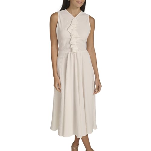 Robe Midi Calvin Klein en Gaze et Sans Manches pour Femme
