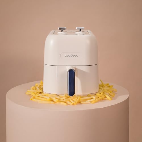 Cecotec AirFryer zonder olie van 5 L Cecofry Antique 5000. AirFryer. 1500 W, Digitaal, Retro-ontwerp, PerfectCook-technologie, 80-200ºC, Instelbare Tijd, Afneembare Onderdelen - Afbeelding 6