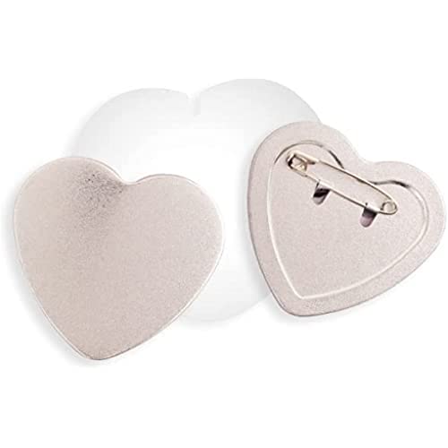 We R Memory Keepers Button KIT Heart Presse à Badges &amp; Accessoires, White, OS