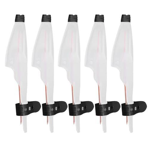 Realizzata in materiale plastico, la copertura della punta dell'asta delle guide telescopiche per canne da pesca è leggera e resistente e può essere utilizzata a lungo termine.