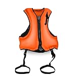 Inflatable Snorkel Vest for Adult,Inflatable Kayak Vest,Kayaking Vest,Water Sports Equipment,Diving Inflatable Vest,Floatage Buoyancy Aid Swimming Vest Lightweight Kayak Diving Jackets for Snorkeling