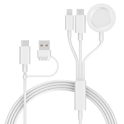 Amzhfeng 2025�ŐV�݌v 3in2 Watch �[�d�P�[�u�� USB+Type-C�|�[�g���� for �E�H�b�` �}�O�l�b�g�� �}���[�d ���C�� �y�� �g�� ���s �o�� �O�o Series9/8/7/6/SE/5/4/3/2/1 �S�V���[�Y�Ή�