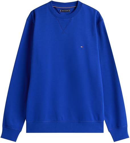 Tommy Hilfiger Herren Sweatshirt Seasonal Fleece mit Rundhalsausschnitt, Blau (Wedge Blue), XXL – Ansicht 1
