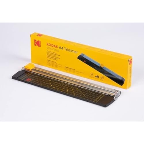 KODAK Laminator KD-TTA4-5 - Tagliatrice per carta da 5 fogli A4 80 gsm, larghezza massima di ingresso: 305 mm, dimensione della macchina: 355 x 966 x 22 mm