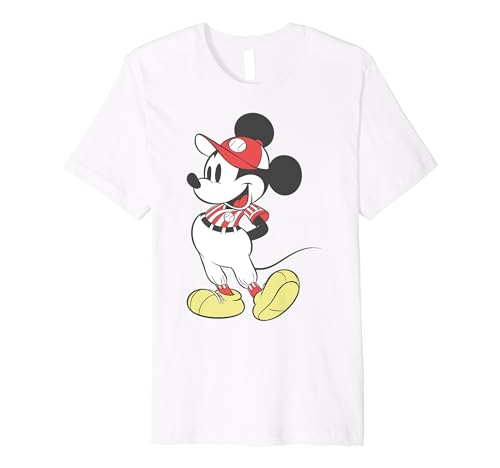 T-shirt Mickey Mouse premium confection en coton doux et finitions haut de gamme