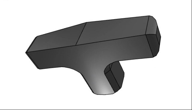 Poignées En T Ganter - Plastique Renforcé Fibres Verre - 55mm Filetage M6 - 2 Pièces - Noir