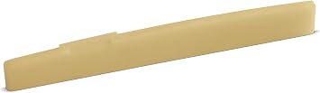 Unbleached Bone Saddle Fits Some Larrivee Guitars - Forward Line B Compensation - 11 mm Height