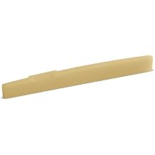 Unbleached Bone Saddle Fits Some Larrivee Guitars - Forward Line B Compensation - 11 mm Height