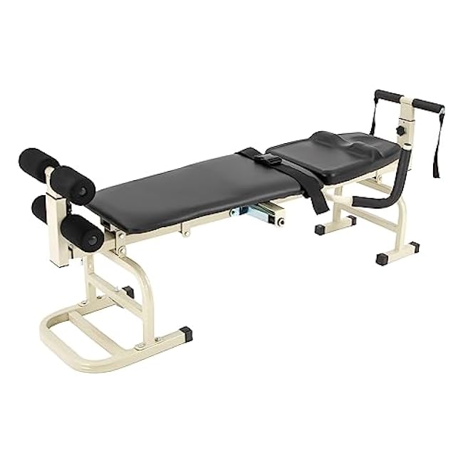 Alternative Inversion Traction Table Back Stretcher for Lower Back Pain Relief Without Going Upside Down 350 Lbs Weight Capacity Adjustable Length ?4.9-6.2ft
