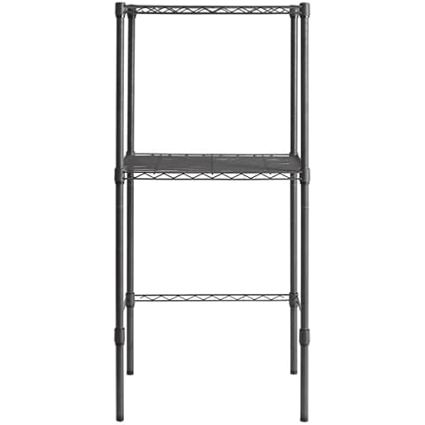 DormCo Suprima® - Mini Shelf Supreme - Adjustable Metal Shelving Unit - Black Cover