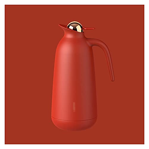 Hervidor de agua aislado Termo de acero inoxidable Termo de vacío Termo de agua caliente Frío Termo Botella de agua caliente (1000 ml) Jarra de café al vacío (Color: E) (D)