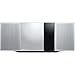 Panasonic Best in Class Micro Home Audio Sound System SC-HC39 (Metallic Silver) Bluetooth Music Play, Stylish Design