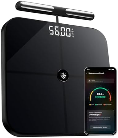 Cult Smart Scale Pro, US FDA Approved, 50+ Parameters, Body Fat Scale, BMI, 10 members, Bluetooth Weight Machine, Body Fat Analyzer, LED Display.