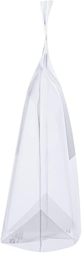 Miniatura 14 de Restaurantware Bag Tek - Bolsa de plástico transparente con cremallera, con asas, 8 14 x 3 12 x 10 12 pulgadas, caja de 100 unidades