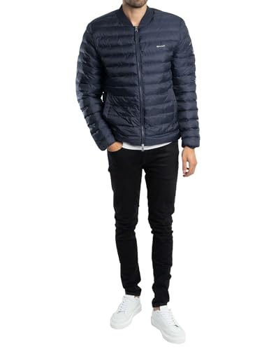 Gant Para Hombre. 7006300 Cazadora Bomber Acolchada Ligera Marino (S), Casual, PoliéSter, Manga Larga - 7