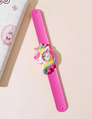 Relógio Unicórnio Bate Enrola Juvenil Meninas