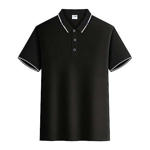 Polo tricoté homme décontracté fini les vêtements lourds en été