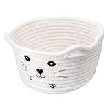 Panier pour - avec son apparence de chat simple et de dessin animé, ce panier de rangement complète parfaitement divers styles de décoration intérieure, boîtes de rangement décoratives