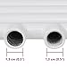 vidaXL Bathroom Central Heating Towel Rail Radiator Straight 18.90 x 18.90