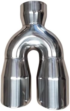 2.5" Offset Inlet/Outlet Turbo Pro Muffler | 14" Body | 409 Stainless Steel | MVT10 | Pypes Performance Exhaust