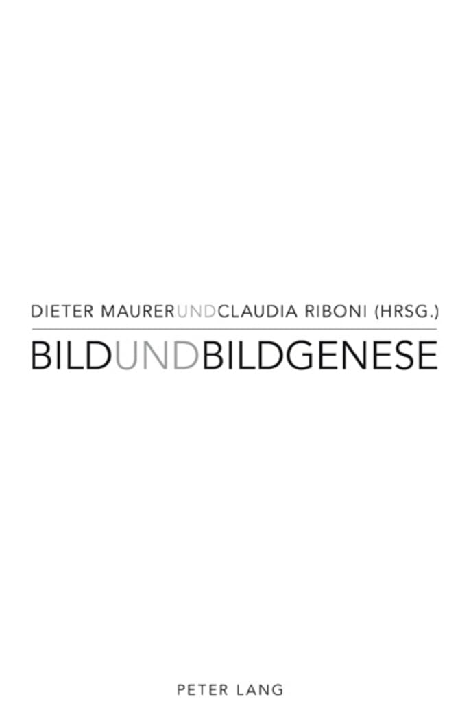 Bild und Bildgenese édition de collection pour historien de l'art exigeant