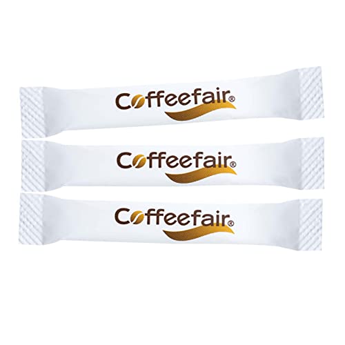 Coffeefair Zuckersticks Weiß 1000 x 4g Zucker, weißer Portionszucker, Feinzucker portioniert,...