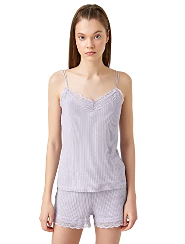 Débardeur en coton Koton anti-irritation avec fine dentelle