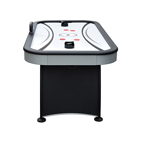 Hathaway Silverstreak 6-Foot Air Hockey Game Table For Family Game Rooms With Electronic Scoring, Black #TOP6