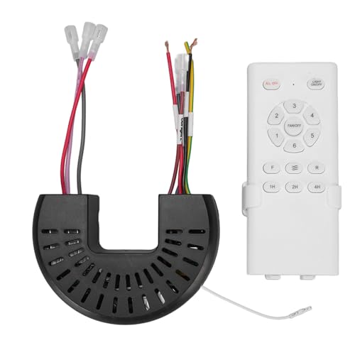 Kit control remoto universal ventilador techo CC con mando a distancia de 6 velocidades 7