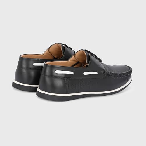 Image of Centrino Office Formal Shoes for Men | Shoes for Man Stylish | Lace-Up Design | Cushioned Insole | Lightweight Comfortable Leather Shoes | Mens Formal Shoes for Business Professional & Daily Office Wear (7630)